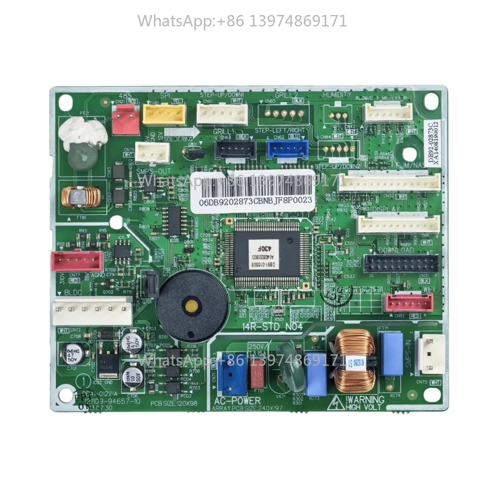 

DB92-02873A/B/C/D/E/F Indoor Unit Control Board For Air Conditioner DB92-02873 Series PCB Conditioning Spare Parts