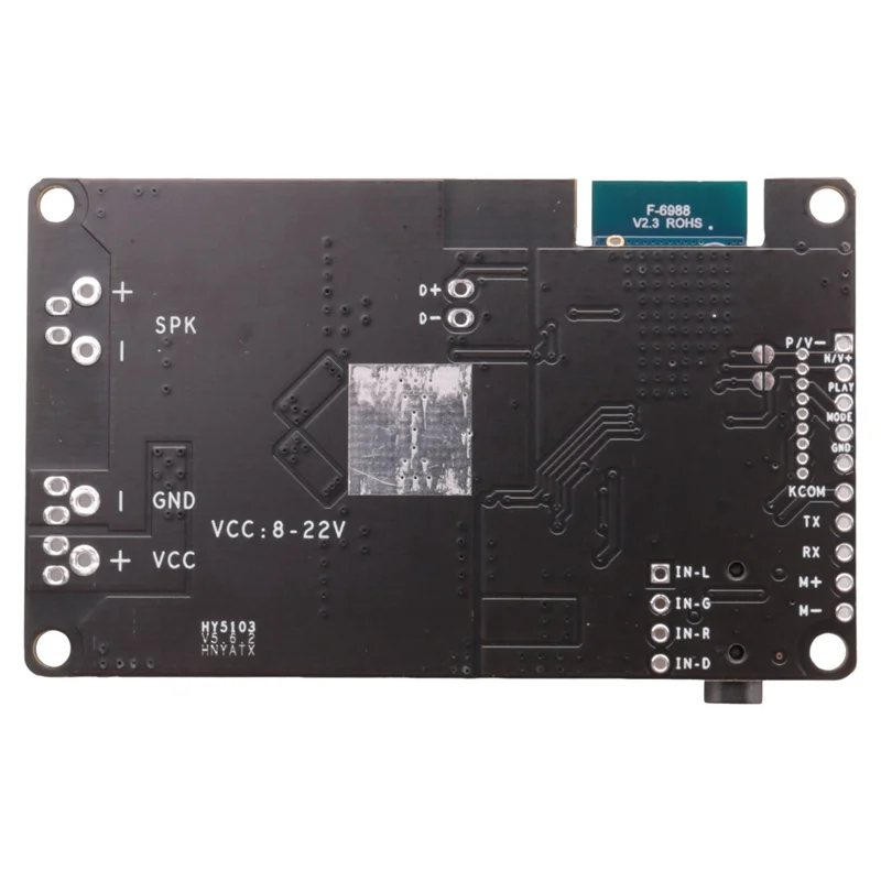 B03B-Bluetooth 5.0 Amplifier Board TWS AUX 20W/30W Serial Port To Change Name Mono Stereo Module Amplificador