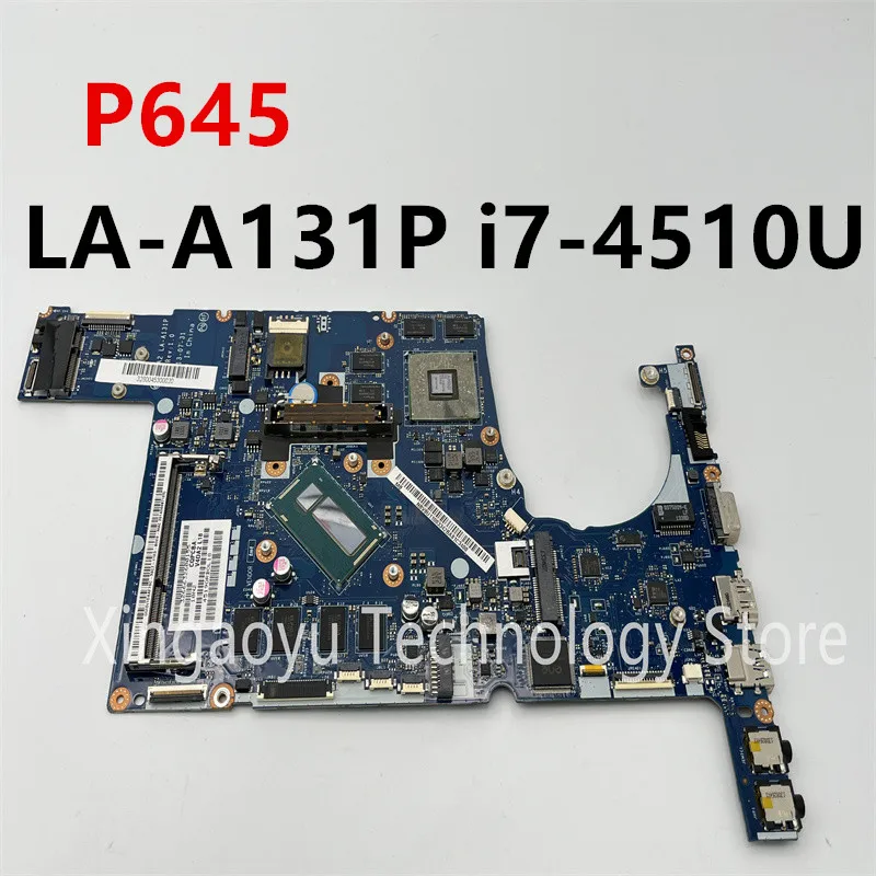 Original For Acer Travelmate P645 Laptop Motherboard LA-A131P i7-4510U i7-4500U DDR3 AMD Video Card 100% Tested OK