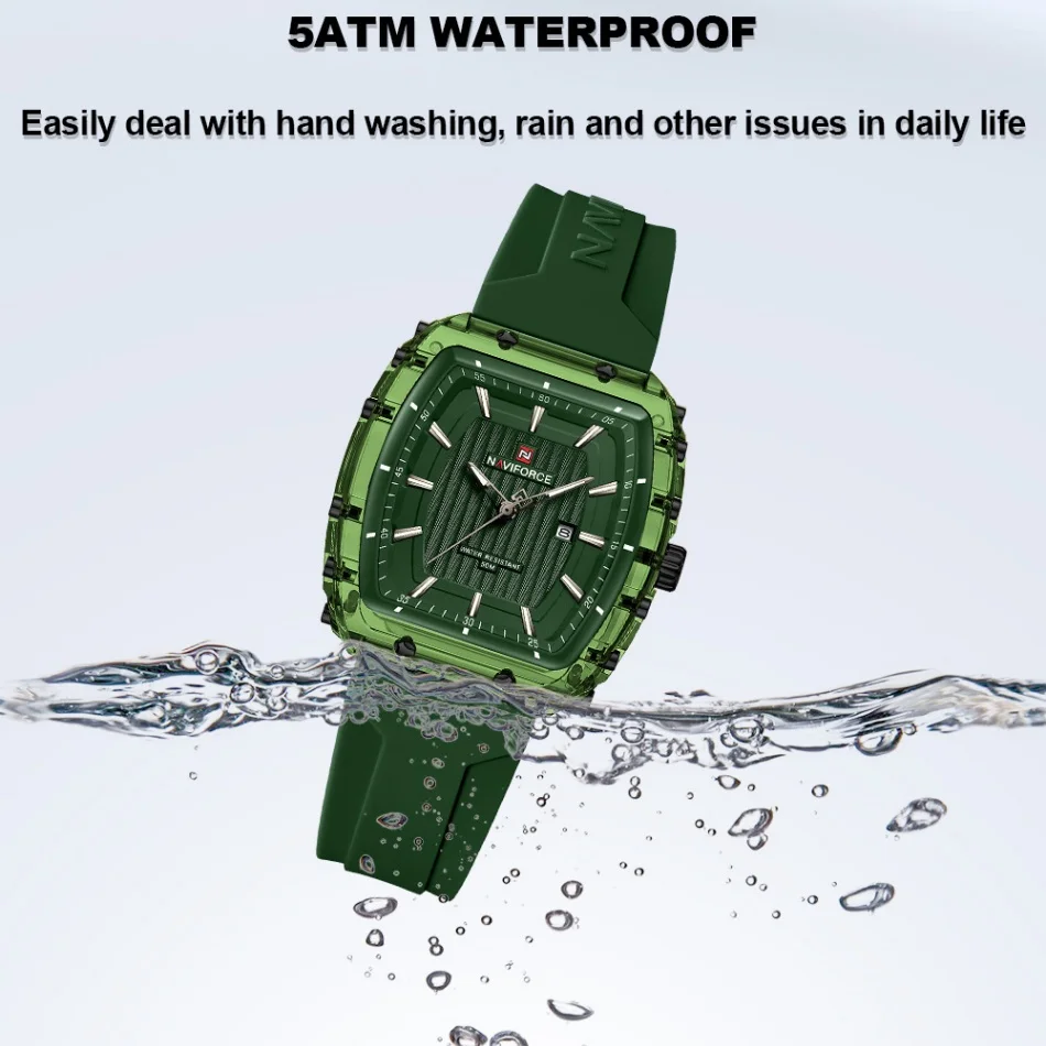 

Дизайн NAVIFORCE 5ATM Водонепроницаемые противоударные элегантные женские кварцевые наручные часы Женские повседневные часы Reloj Mujer Часы Подарки для девочек