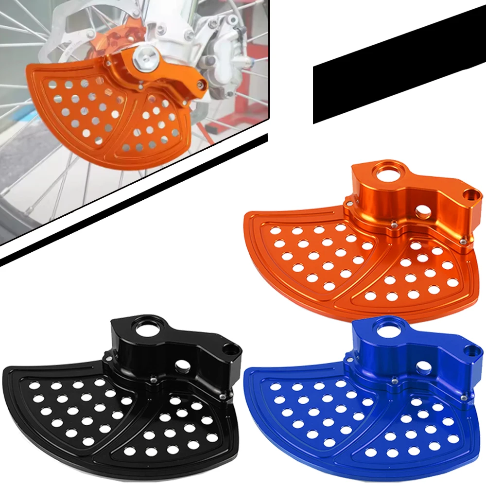 CNC Front Rear Brake Disc Guard Protector Cover For SX SX-F XC XC-F EXC EXC-F XC-W XCF-W Six Days TPI 125-500 2016-2022 2023