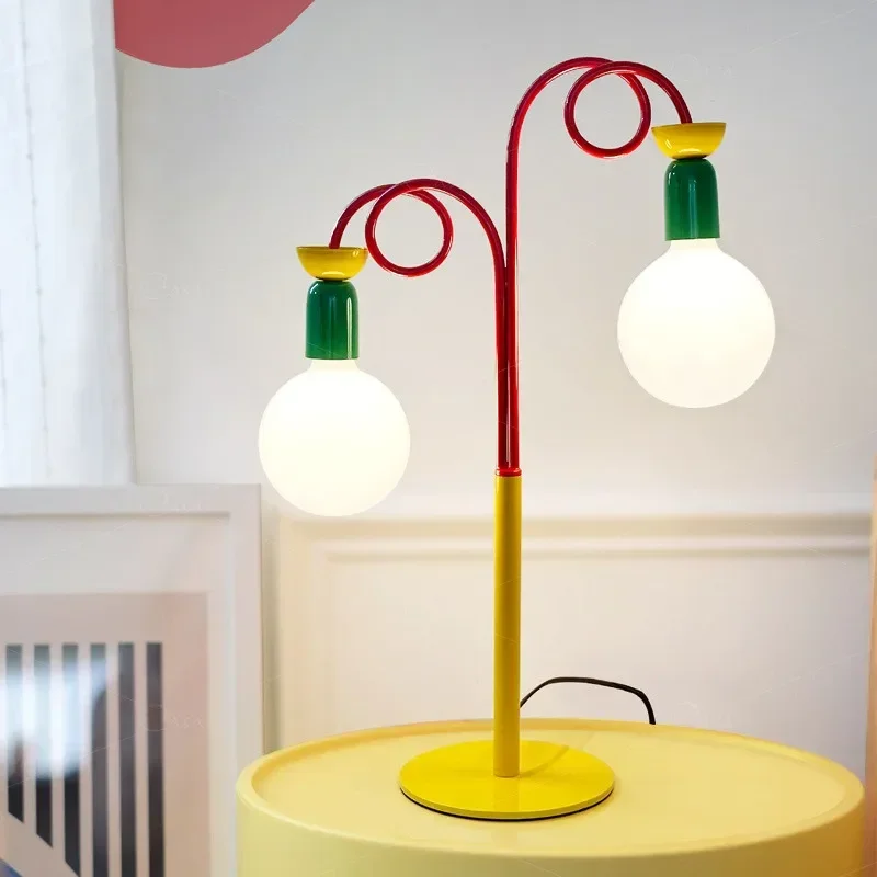 Kids Room Floor Lamp  LED unique macaron Standing Light For Children room decor Living Room bedroom kawaii mood lighting