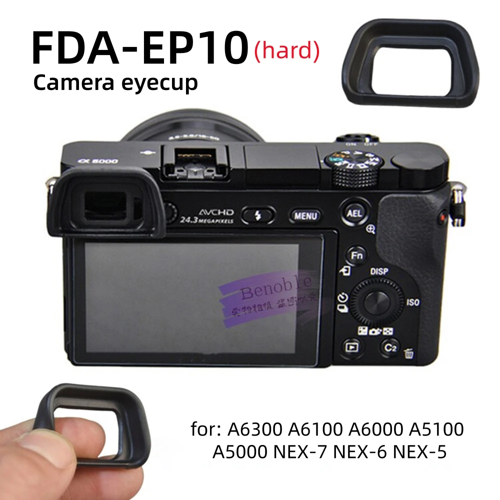 Visor de Repuesto para Cámara de Plástico ABS FDA-EP10 para Sony A6300 A6100 A6000 A5100 A5000 NEX-7 NEX-6 NEX-5 Accesorios