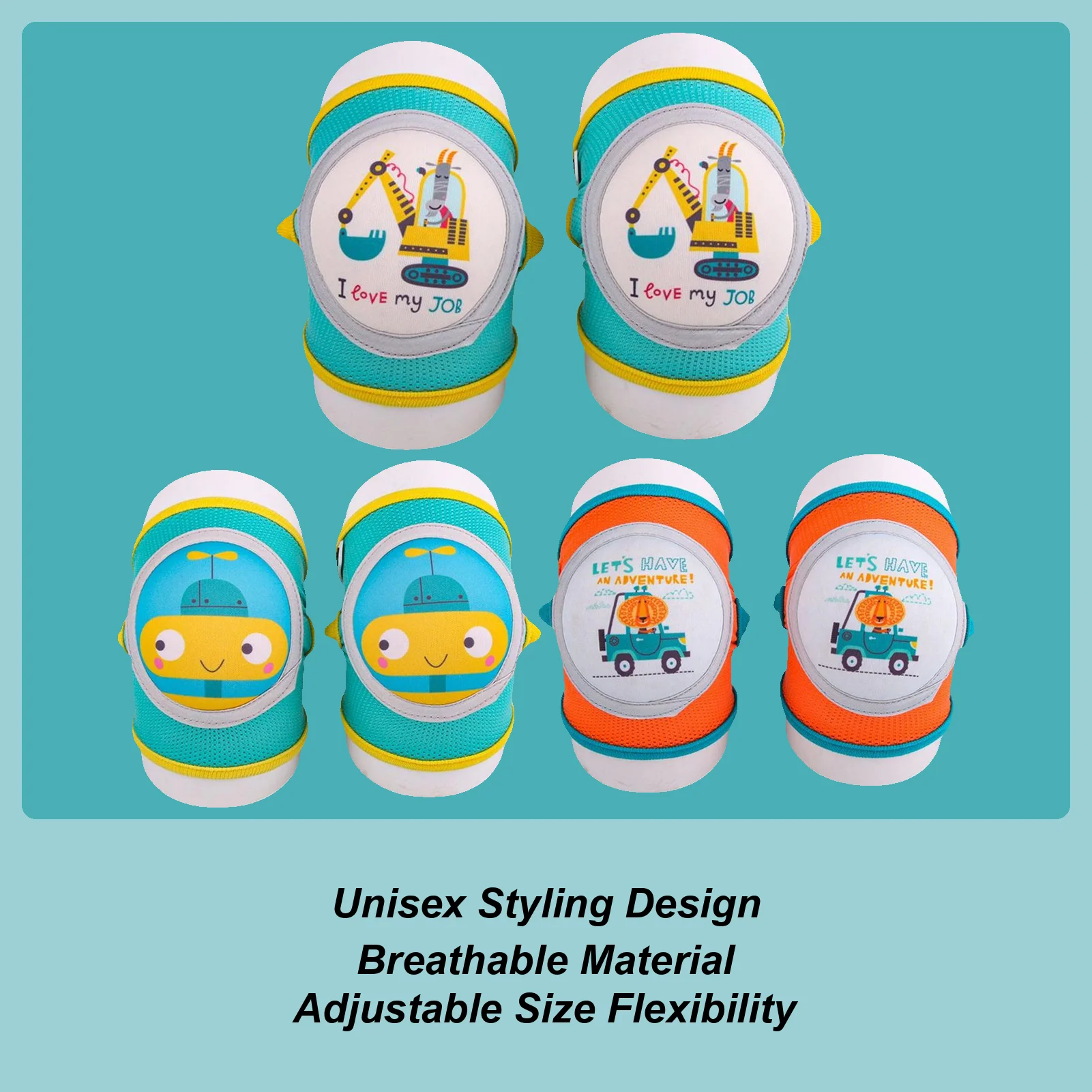 

Детские наколенники для детей 0-5 лет, дышащие велосипедные наколенники для детей, защитный эластичный бандаж для ползания, прогулок, езды на велосипеде, катания на коньках, спорта