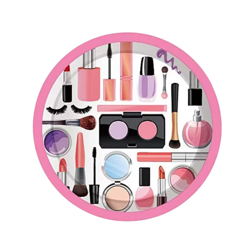 Spa Make-up Geburtstagsparty-Zubehör Kosmetik Mädchen-Geschenke Tischgeschirr Teller Becher Luftballons für Mädchen-Geburtstagsfeier Hochzeitsdekoration – Detail 3