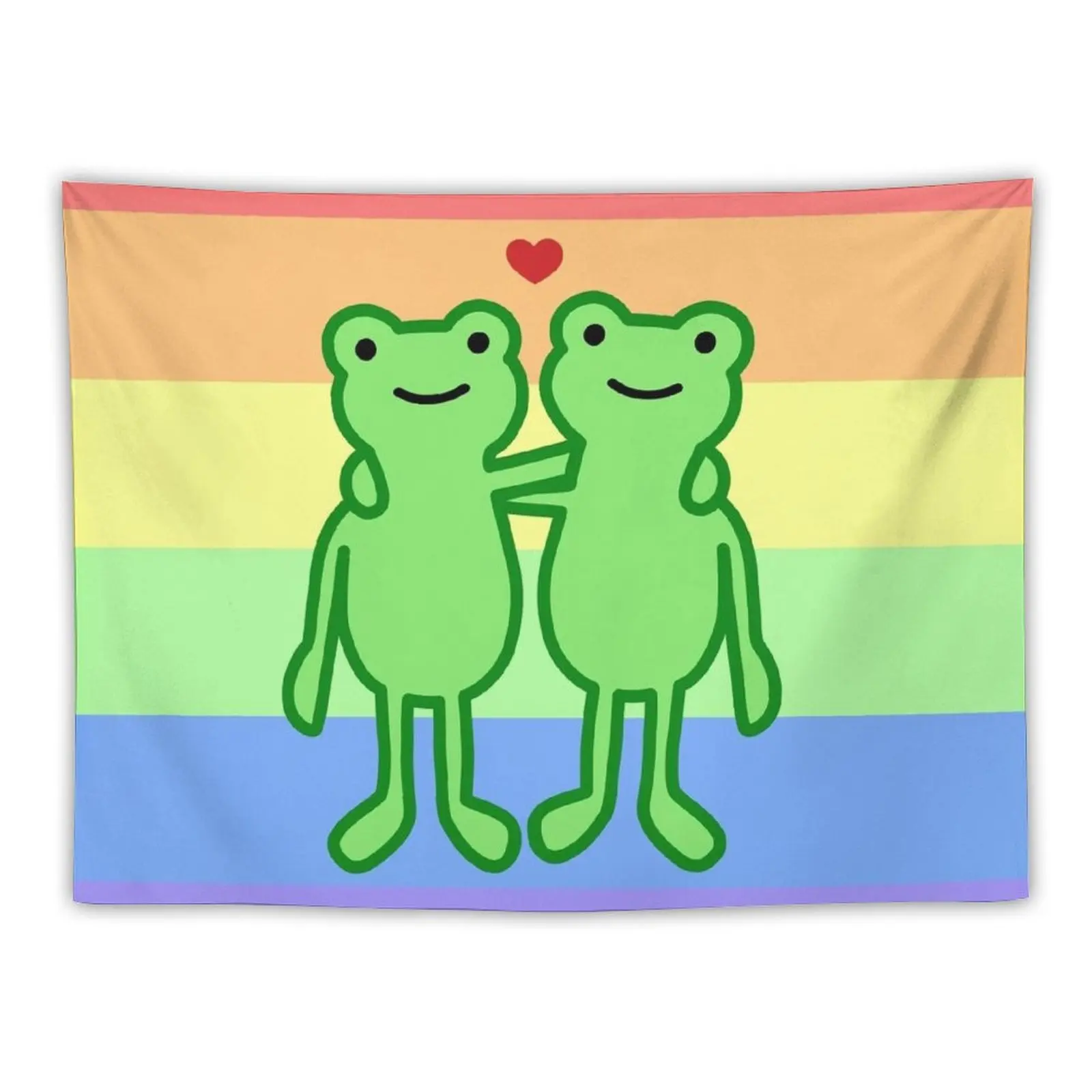 

froggy pride friends rainbow frogs Tapestry Wall Decoration Items Bedroom Decorations Decoration For Rooms Wallpaper Tapestry