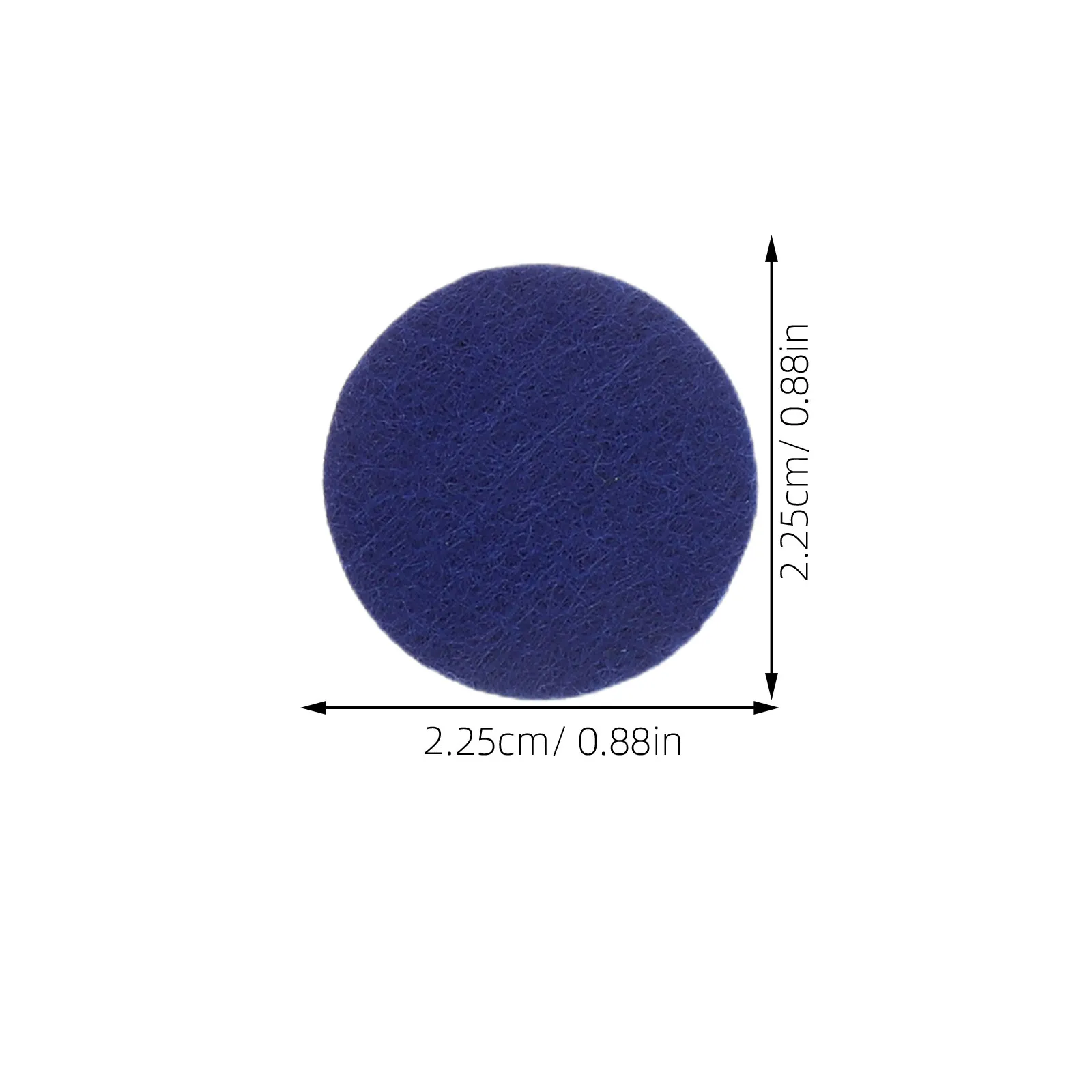 200Pcs Mini Round Essential Oil Diffuser Pads Nonwoven Fabric Unscented Refill Pads Replacement for Locket Necklace Car Use