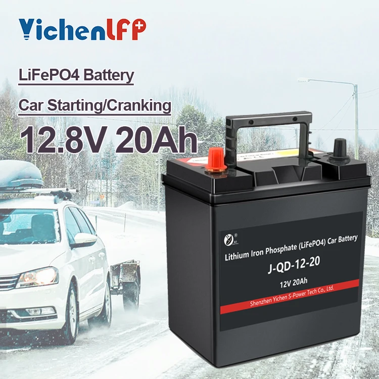 

Factory supply 400CCA 12V 20Ah Replacing B20 NS40 high-rate Lithium LiFePO4 car starting cranking battery