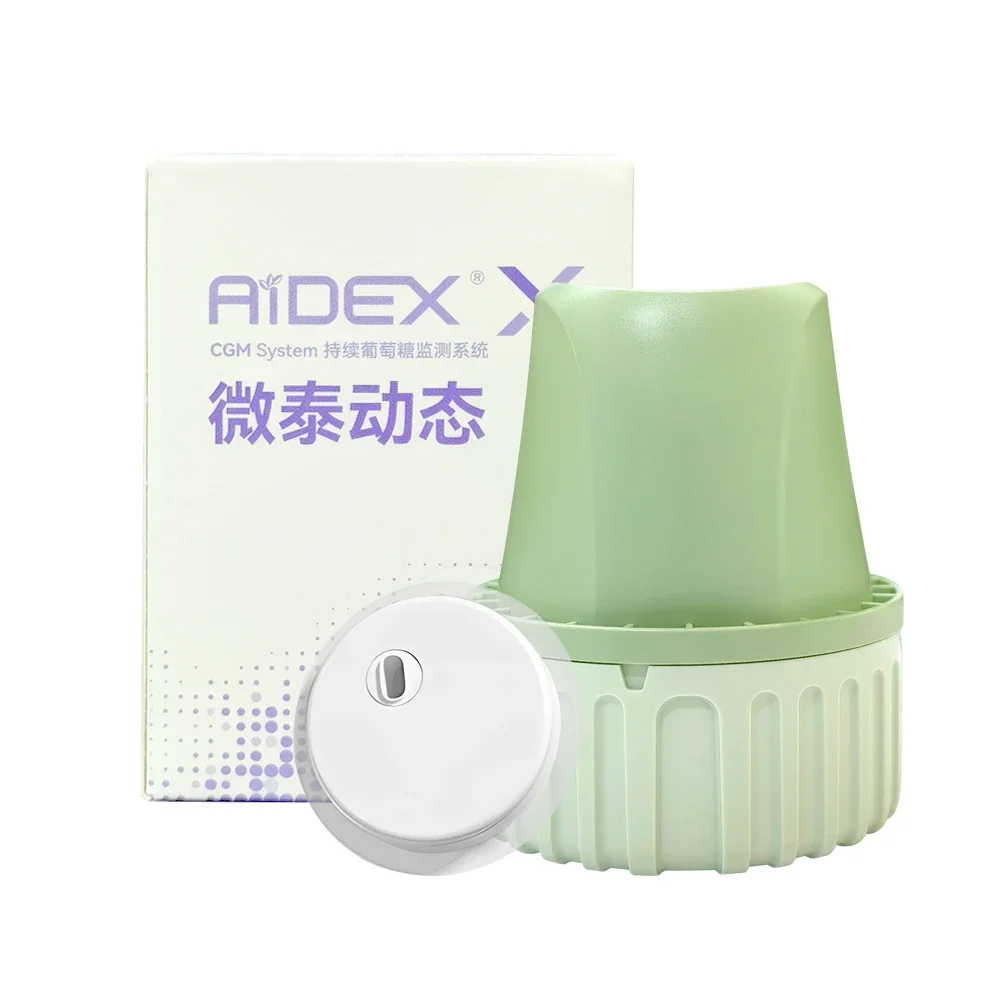 Linx app Aidex X 24h Realtime Monitor cgm system for Diabete aidex sensor glucometer without puncture Data Share accessory