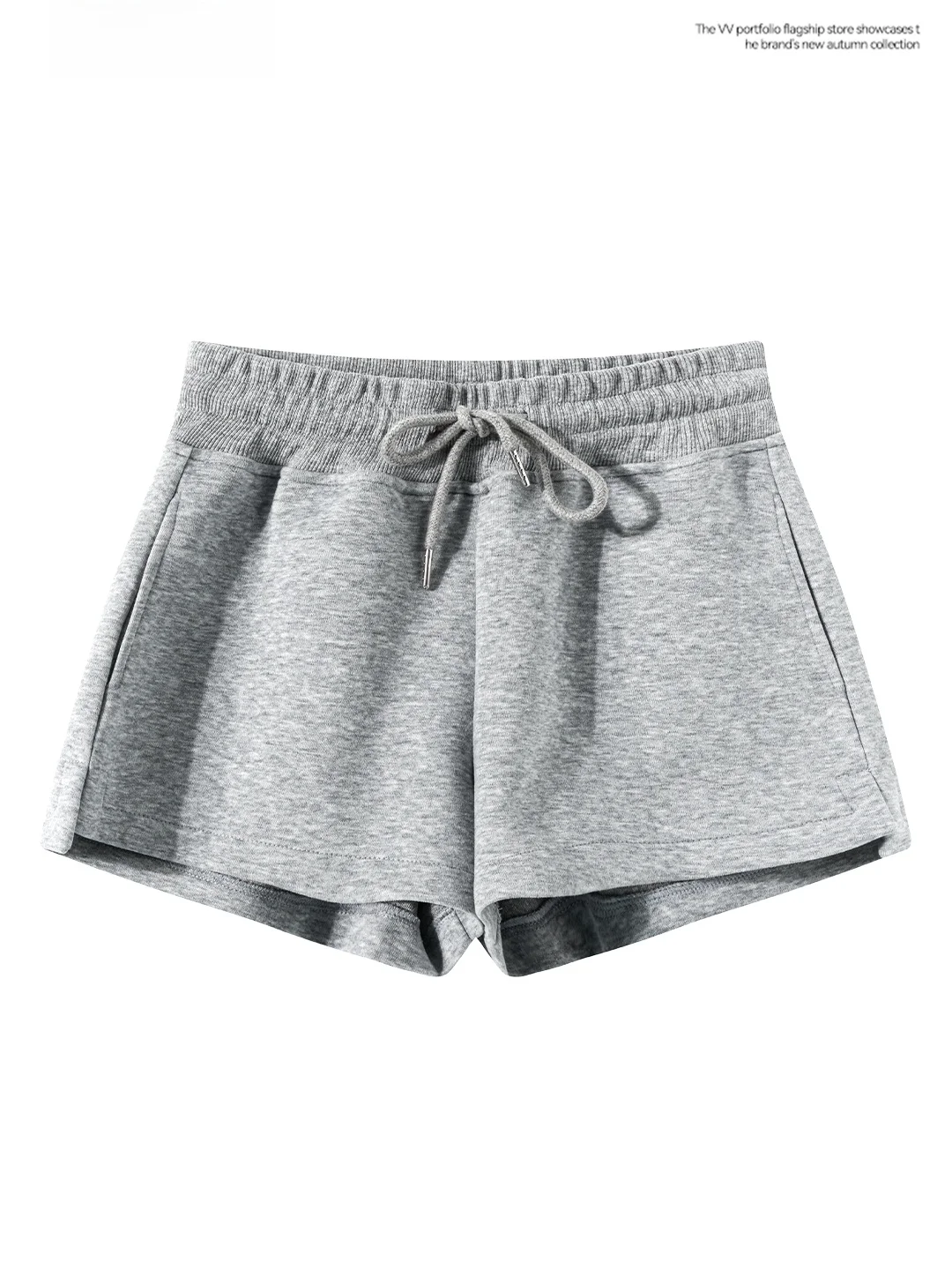 High Waist Straight Leg Grey Casual Shorts Women's Summer Slimming Outerwear Bottoming Pants Versatile Comfortable Student Wear