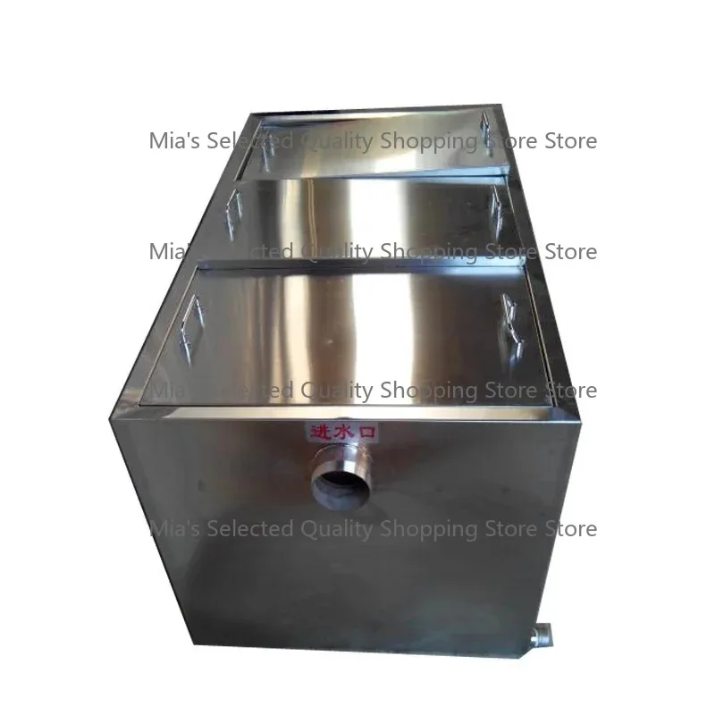 Kitchen Food Oil Interceptor Trap for Sink Home Garden Black ABS Material Easy to Clean Oil Catcher Drainage System