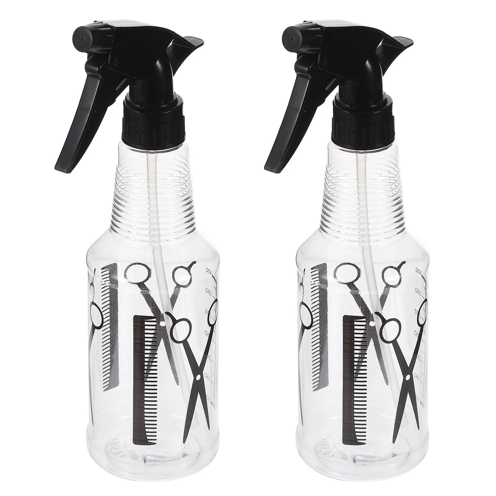 

2pcs PET Spray Bottle Watering Can Hair Mist Sprayer Flowers Misting Bottles Compact Lightweight Portable Storage Transparent