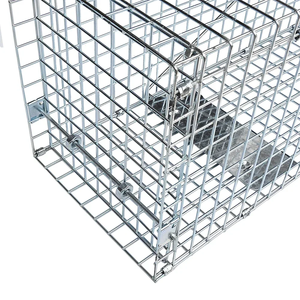 S M L XL Humanized Folding Catch and Release Live Wildlife Traps Rabbit Weasel Cat Squirrel Fox Trap Cage Small Animal Trap