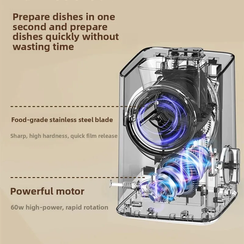 Electric vegetable cutter Household multi-functional automatic vegetable cutting artifact Potato slicing planer Shredder