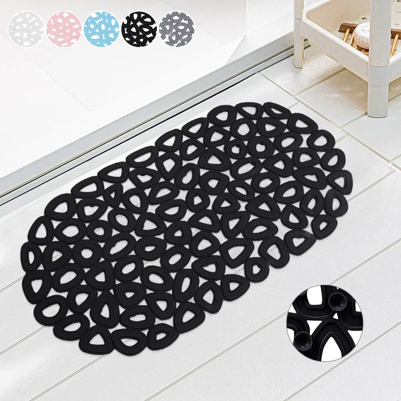 PVC floor empty oval water drop bathroom anti-slip mat shower room bathtub bath anti-slip mat