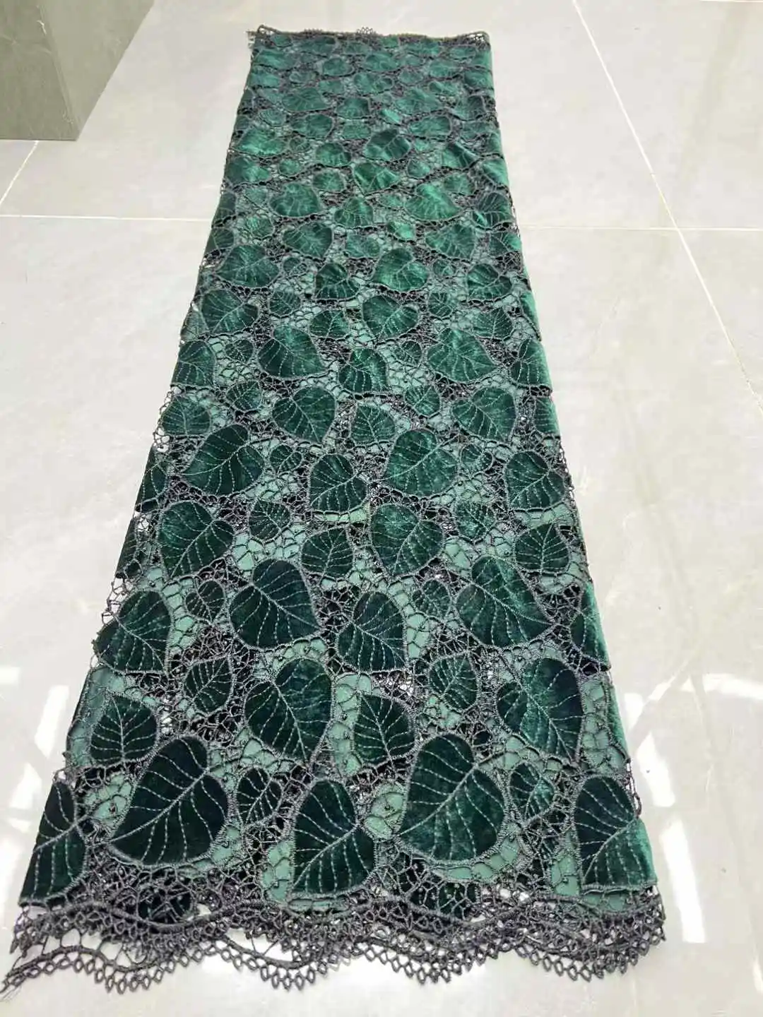 

Африканская бархатная кружевная ткань с кисточками и замысловатой вышивкой, лазерная резка, традиционный нигерийский наряд, 2026, дизайн штор