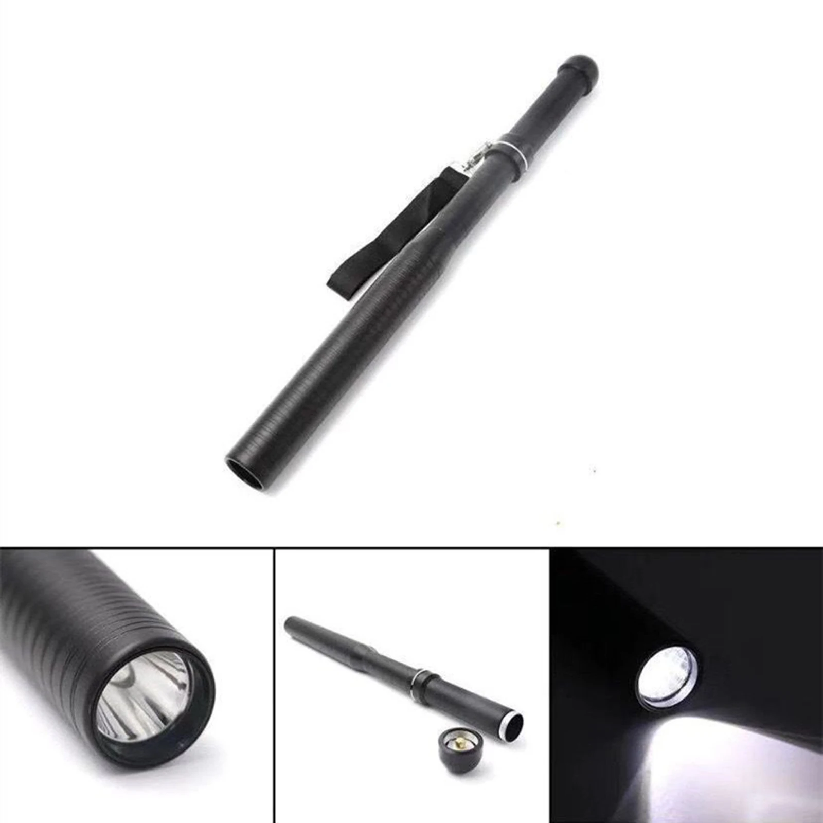 

Baseball Bat Led Flashlight Waterproof Super Bright Ball Bat Flashlight Aluminum Lamp Torch Outdoor Emergency Lighting