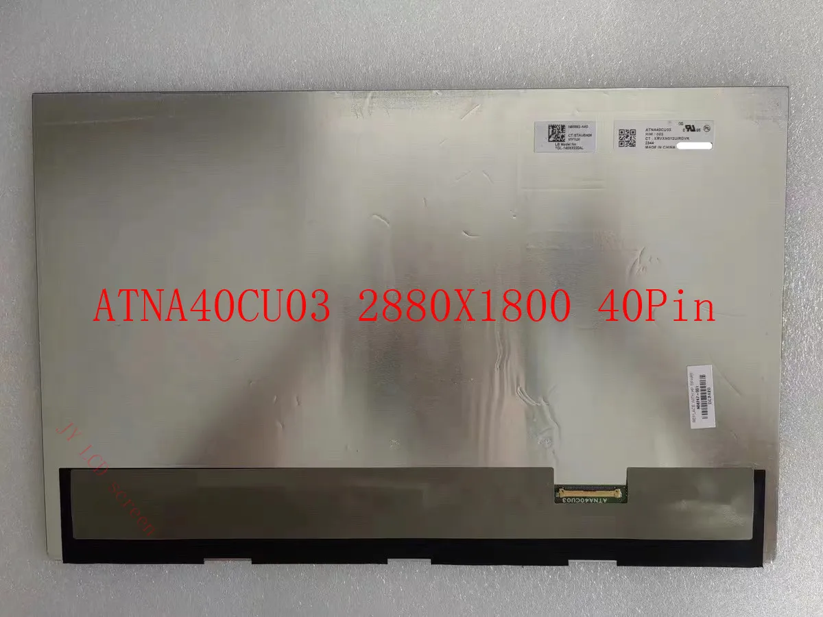 

14,0-дюймовый ноутбук ATNA40CU03 OLED-экран, панель дисплея 2880X1800, 40-контактный EDP, без сенсорного экрана