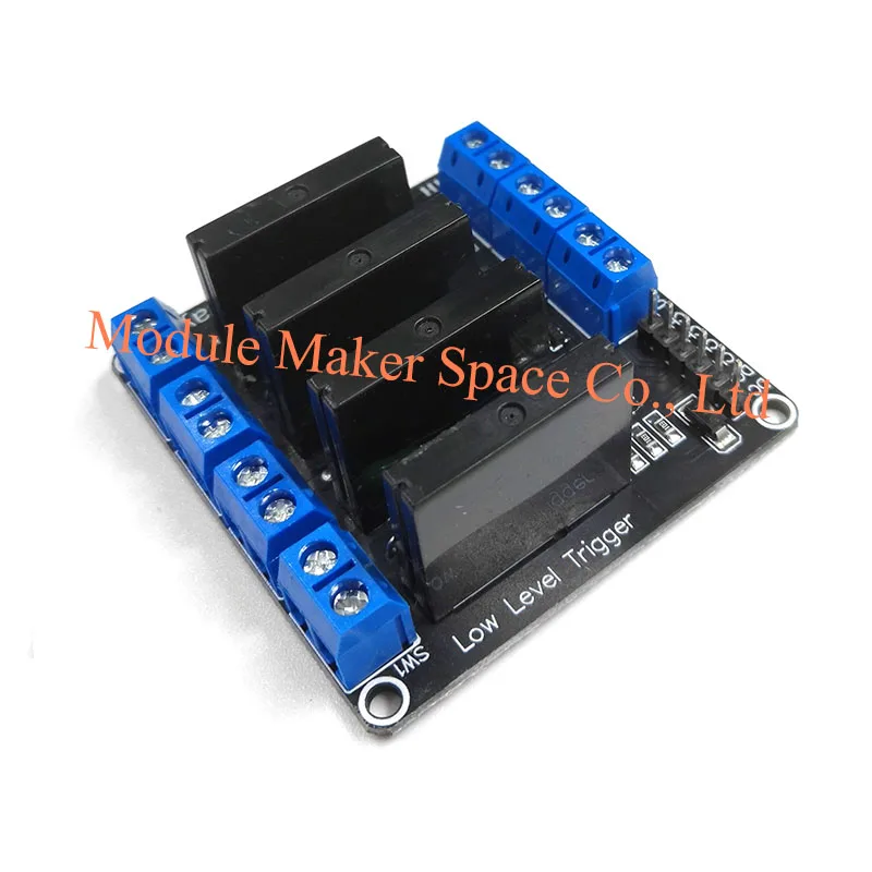 Low Level 5V 1 2 4 8 Channel SSR G3MB-202P Solid State Relay Module 240V 2A Output with Resistive Fuse Diy Kit For ARDUINO