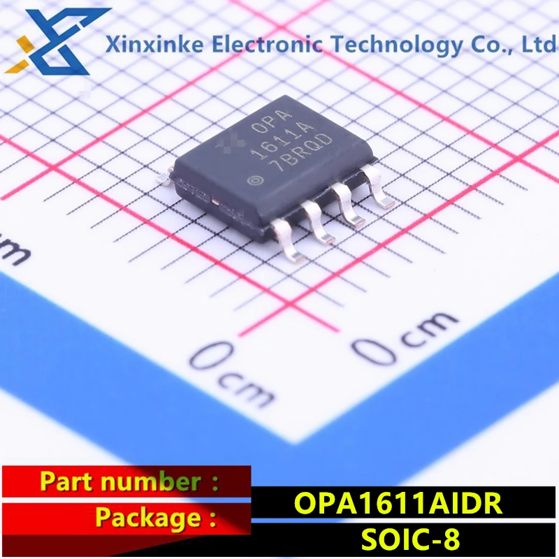OPA1611AIDR OPA1611A SOIC-8 Precision Amplifiers 1.1nV/Hz Noise Low Pwr Prec Op Amp Audio Amplifiers ICs Brand New Original