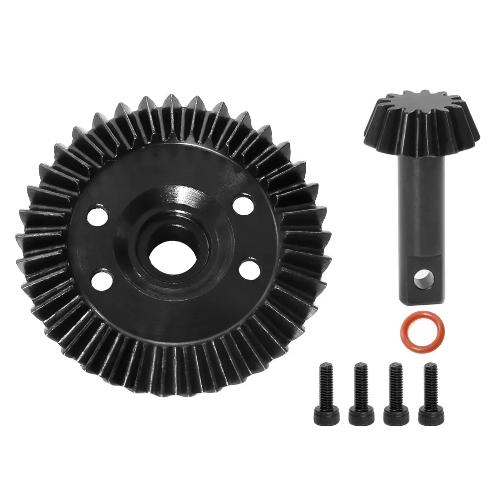 37T 13T Steel Differential Gear Set Ring Gear Pinion Gear 5379X 5679R for Traxxas Summit E-Revo 1/10 RC Car Upgrade Parts