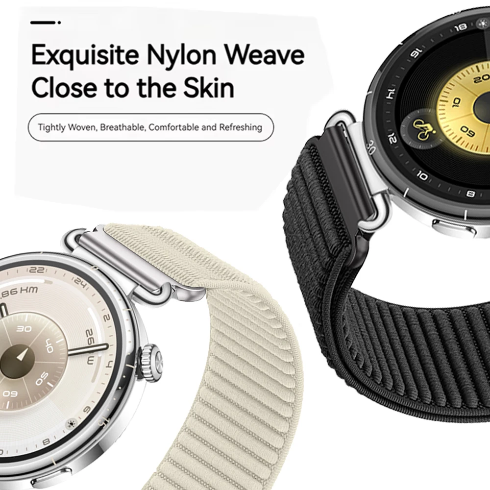 18mm 20mm 22mm Nylon Strap For Huawei Watch GT6/5/4 Sports Wristband For Amazfit Active Max/Bip 6 Oneplus Watch 4-3-2/Lite Belt