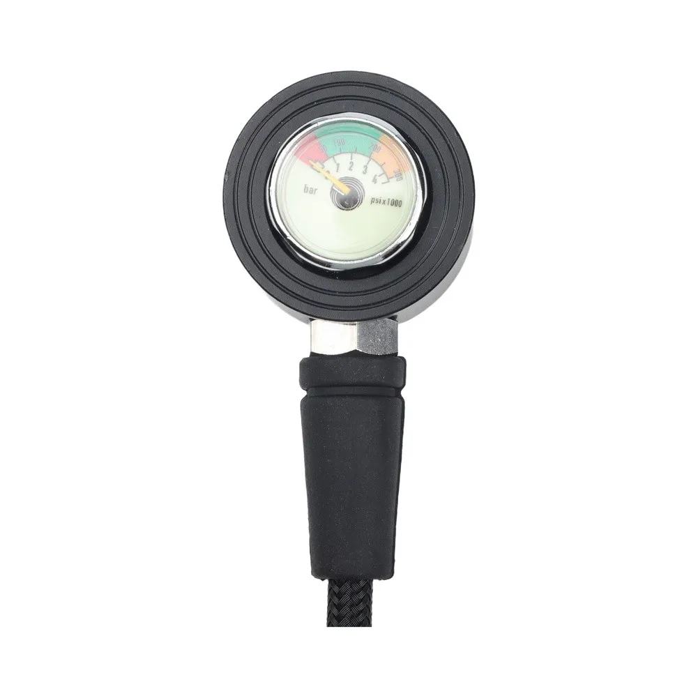 Diving Tank Pressure Gauge with Luminous For Dial for Dial for m10*1 Thread Stainless Steel and Plastic Tester