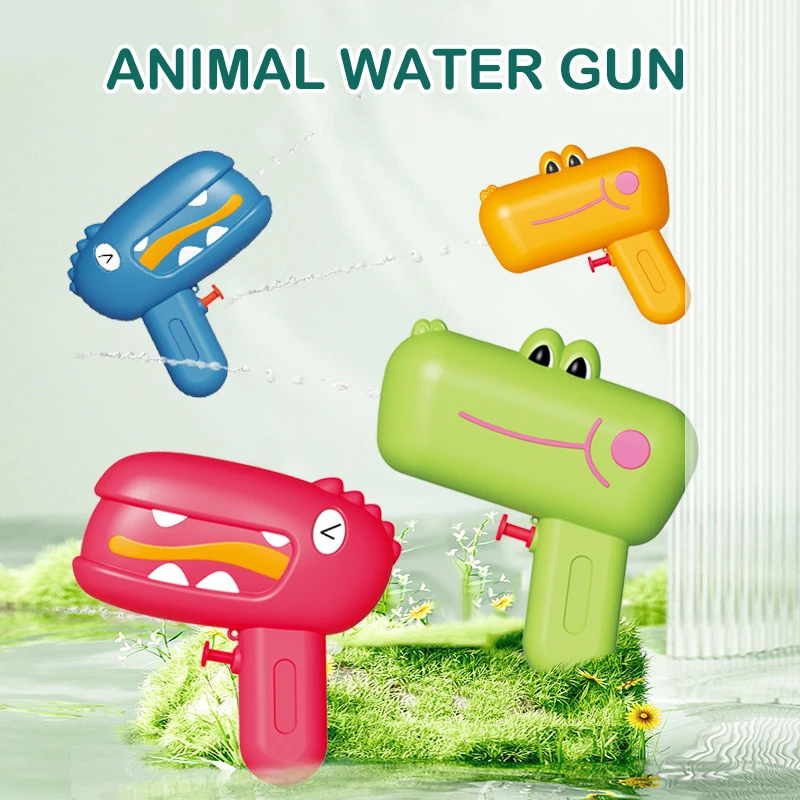 Zwembad Zand Strand Pistool Spatten Speelgoed Babybadje Amusement Speelgoed Cadeau Cartoon Dinosaurus Kikker Waterpistool Water Schieten Kinderen