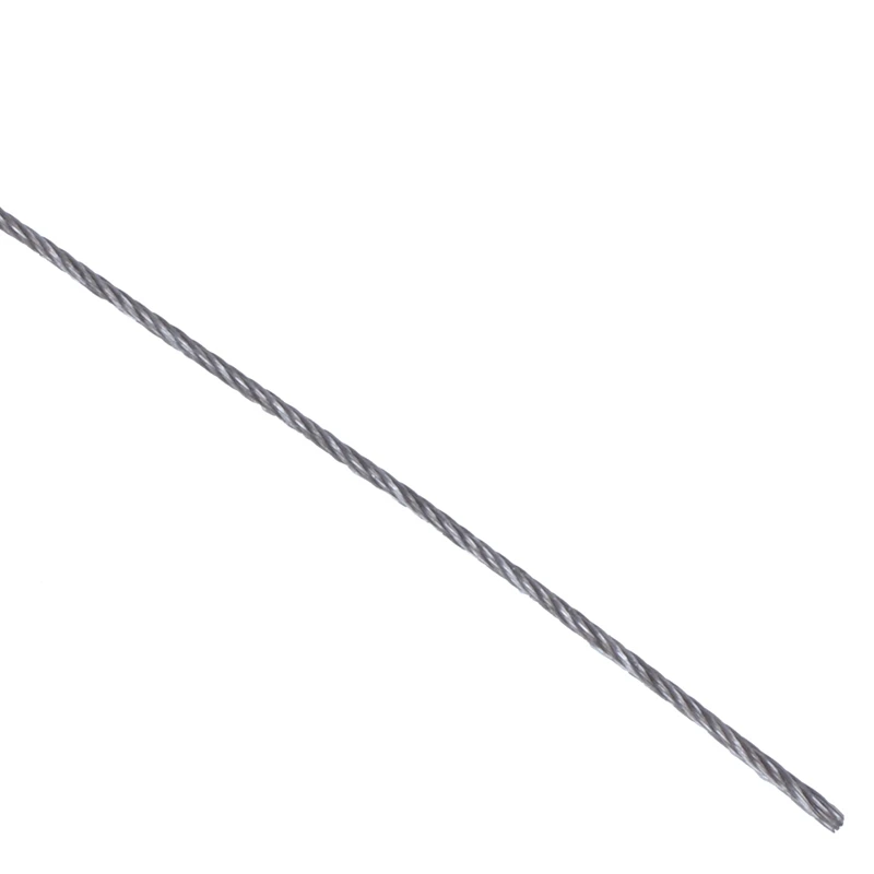 6X Roestvrij Staaldraad Kabel Rigging Extra, Lengte: 15M Diameter:1.0Mm