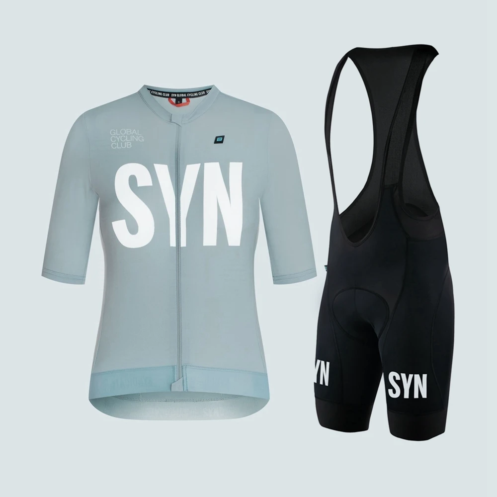 Summer SYN WOMEN'S TRAINING JERSEY 2.0 SMOKE Color 2025 Team Pro Bicycle Kit MTB Clothing Shorts Sleeve Cycling Set