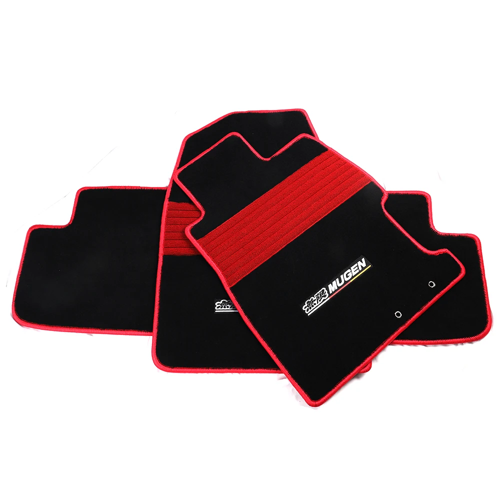 Car Floor Mats Sport Step Foot Carpet Custom For Honda 8th Gen Civic FA1 FD1 FD2 EP3 Anti-Slip Waterproof Car Foot Pads