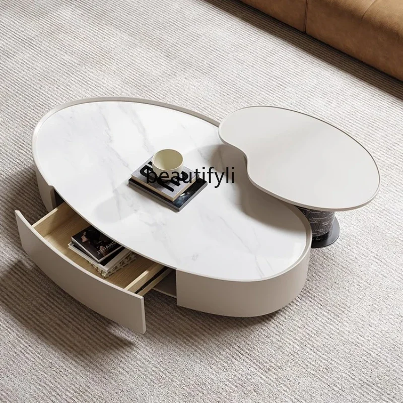 

Italian coffee table combination modern simple living room light luxury designer creative tea table