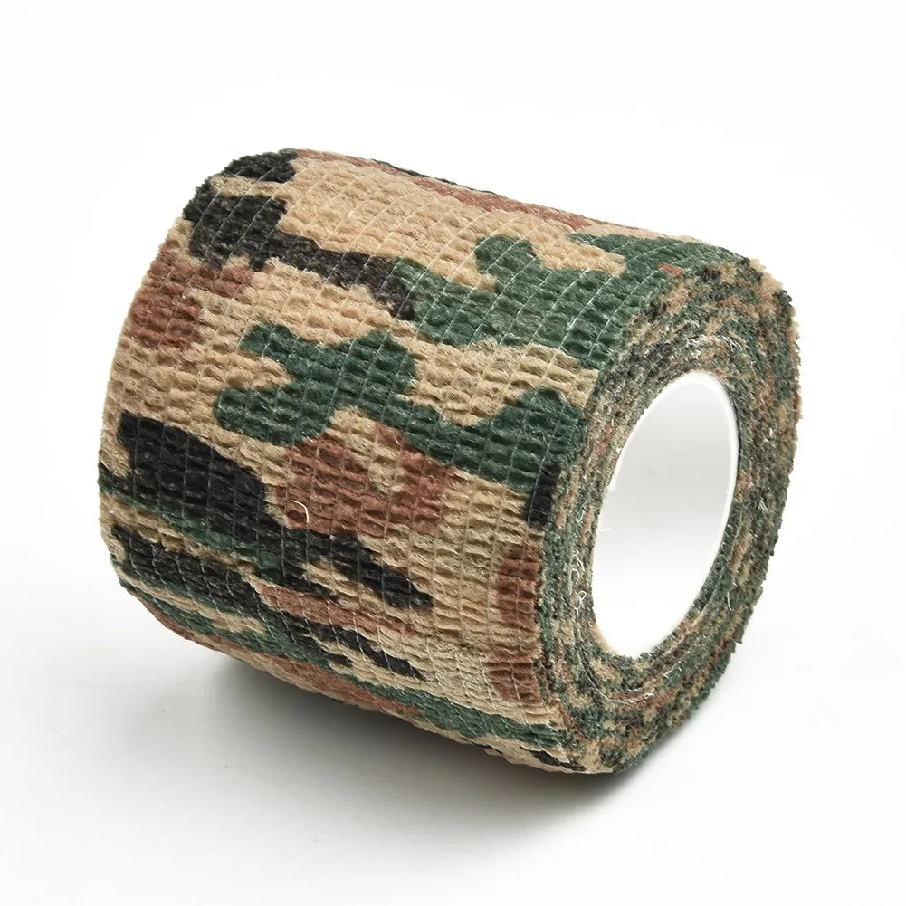 Camouflage Invisible Tape Camo Form Reusable Self Cling Tape Hunting Decorative Fabric Wrap Outdoor Camping Accessories