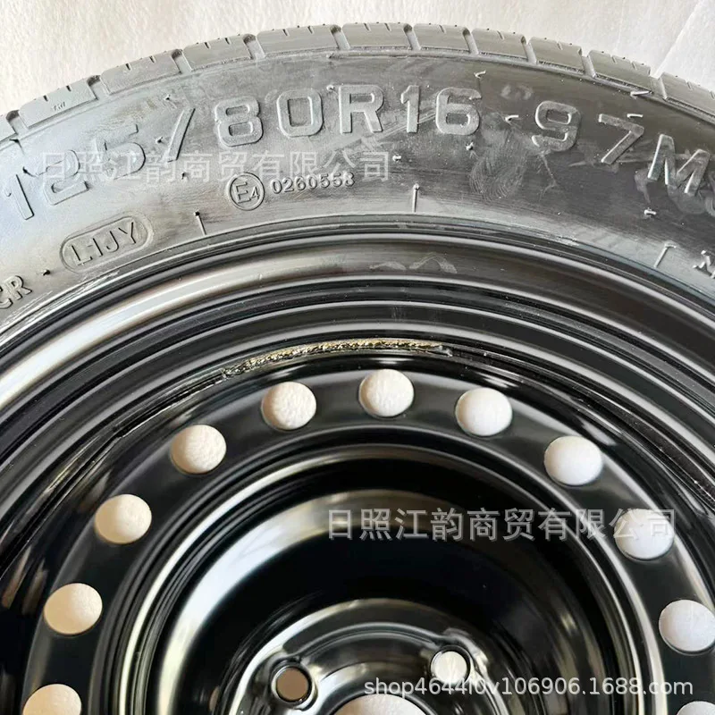 مناسبة للإطارات الاحتياطية الصغيرة BYD E2 BYD E3 حلقة فولاذية دولفين 16 بوصة 4 قطع غيار سيارات فارغة غير كاملة الحجم