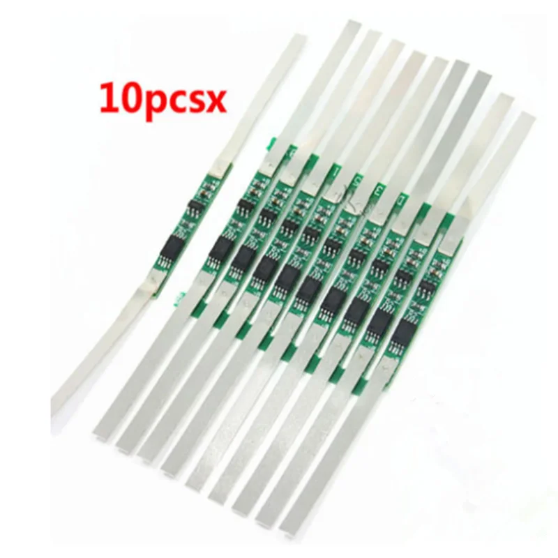 10 sztuk BMS tablica ochronna Li-Ion bateria litowa 1S 3.7V 2-3A/5-6A płytka zabezpieczająca PCB 3.7V 18650 nadmiernego ładowania płytka ochronna