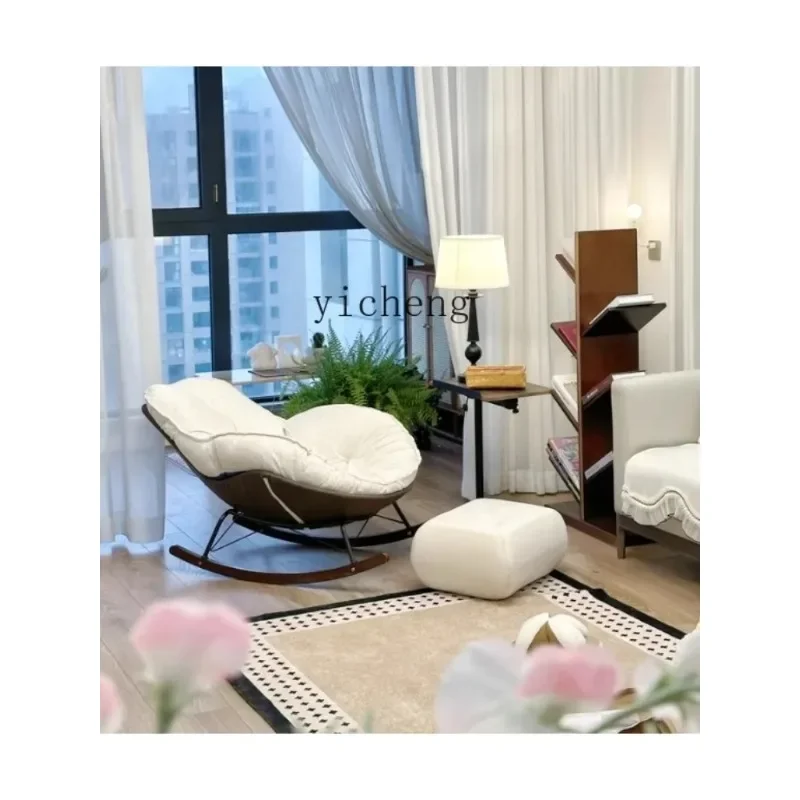 DSA   Balcony Home Single Leisure Chair Living Room Light Luxury Relaxing Chair Lazy Sofa Chair home accessories