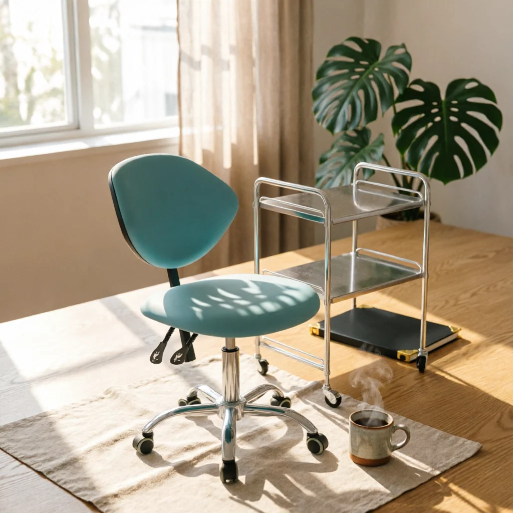 sgabello-girevole-regolabile-imbottito-sgabello-con-ruote-regolabile-arredo-per-spazi-di-lavoro-finitura-cromata-compatto