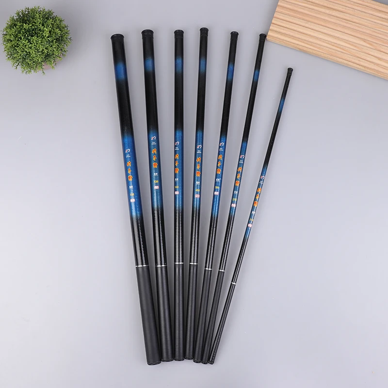 تلسكوبي روك الصيد رود الألياف الزجاجية 2.1/2.7/3.6/4.5/5.4/6.3/7.2 متر الغزل الصيد رود الكارب المغذية قضيب تصفح الغزل قضيب