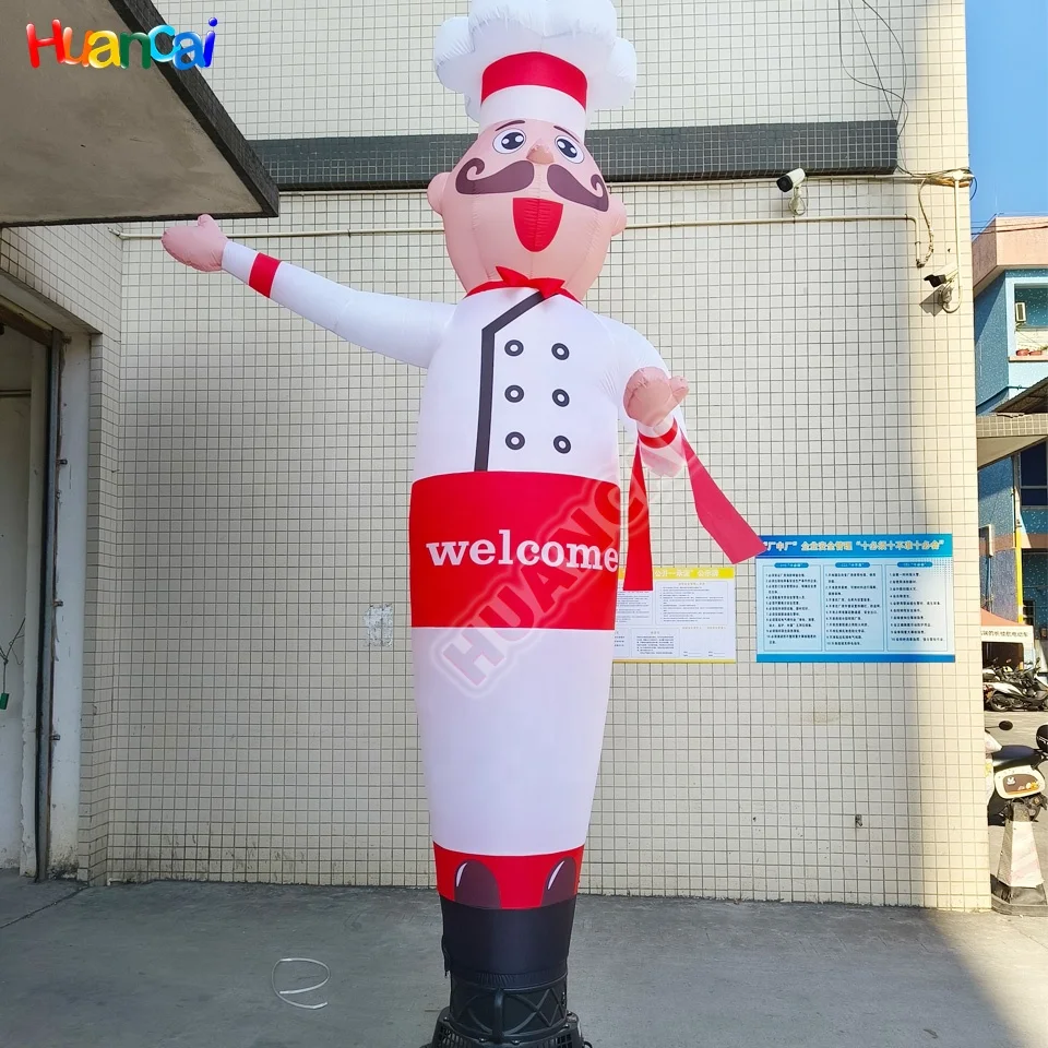 Inflatable Chef  Inflatable Tube Man Waving Blower Air Waving Hand PuppetIn  Cartoon Cook Cooking Chef Waving Man  Restaurant