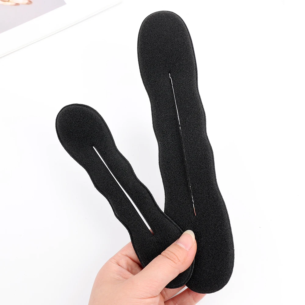 Soft Sponge Hair Roller Styling Twister Tool Black Bun Maker Hair Twist Wand Curler hair style Styling Magic Sponge Band