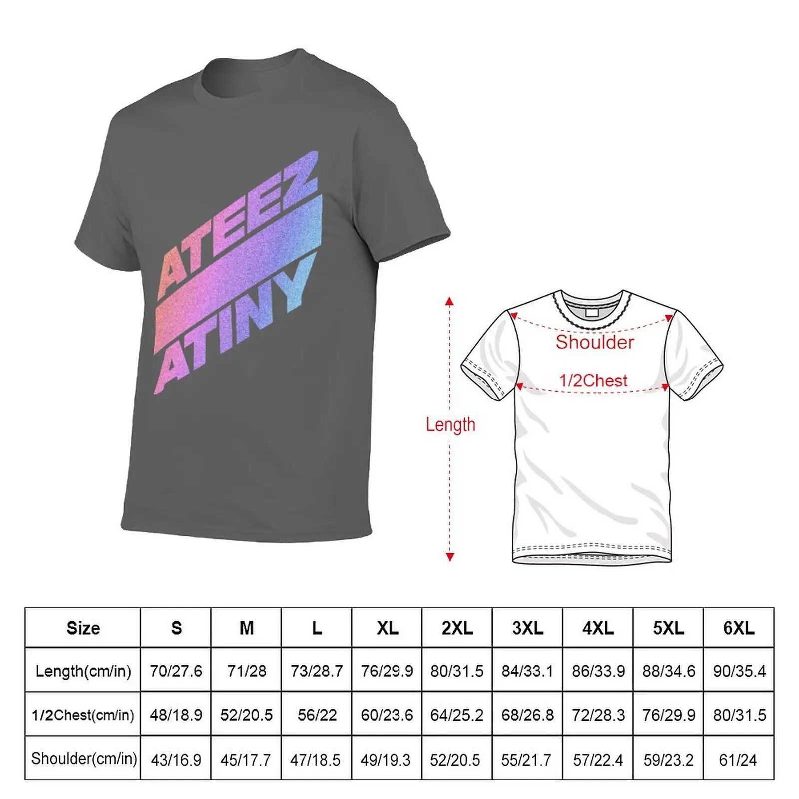 Ateez - Atiny T-Shirt cotton t shirts high quality t shirts with prints T-Shirt