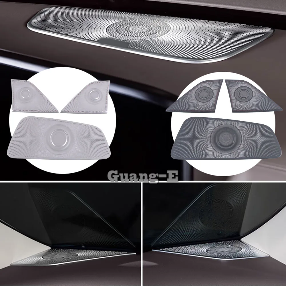 

Stainless Steel Front Panel Horn Cover Trim Stick Frame Interior Accessories For Kia Carnival Sedona KA4 2021 2022 2023 2024