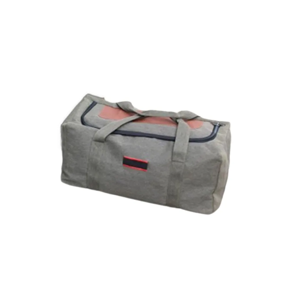 

Multifunctional Canvas Travel Bag Foldable Large Capacity Luggage Moving Bag Wear-resistant Tote Bag Men