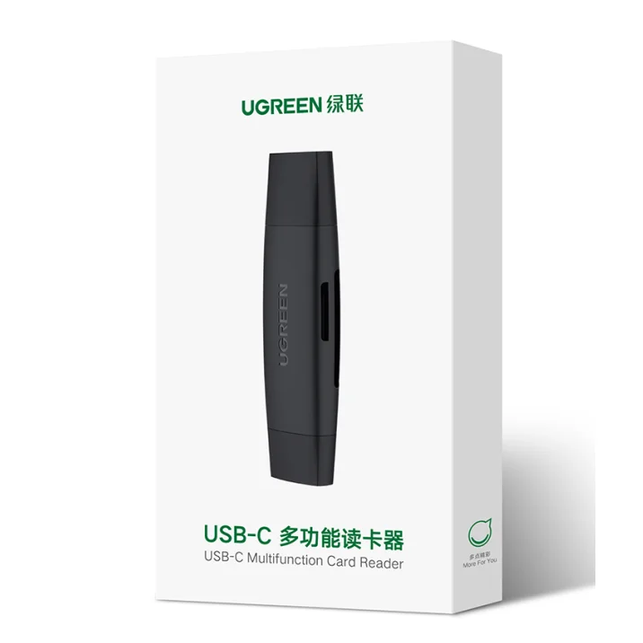 UGREEN Lector de tarjetas SD USB 3.0 Lector de tarjetas de memoria USB C Adaptador de tarjeta OTG para SD Micro SD SDHC SDXC MMC
