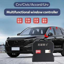 FOr 2023 Honda 2024 CR-V Accessoires Civic Fenêtre Tech Modification Serrure De Voiture Fermeture existent Fenêtre Miroir Pliant Accessoire