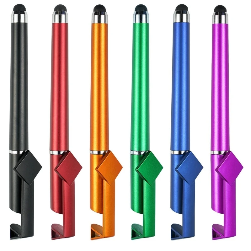 12PCS 3 in 1 Touching Screen Pen with Ballpoint Pen Phone Stand, Tablet Pen Pen Ballpoint Pen Phone Stand