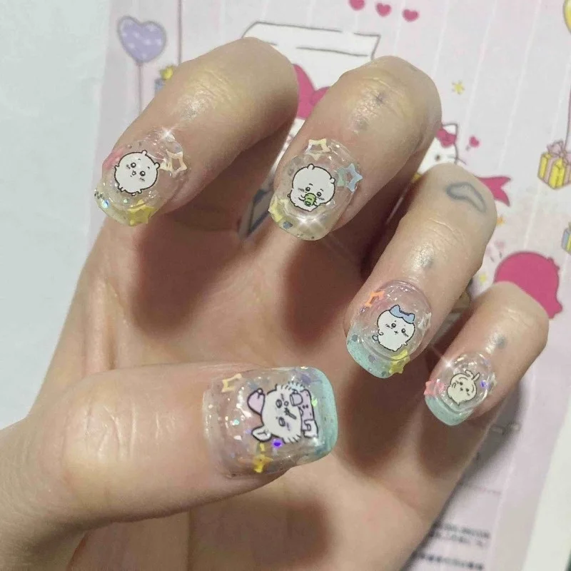 

Аниме Чиикава: Милая девочка в броне, ручная работа, готовая нашивка на заказ, Хачиварэ Усаги, кавайная, очаровательная, новинка 2026 года, DIY