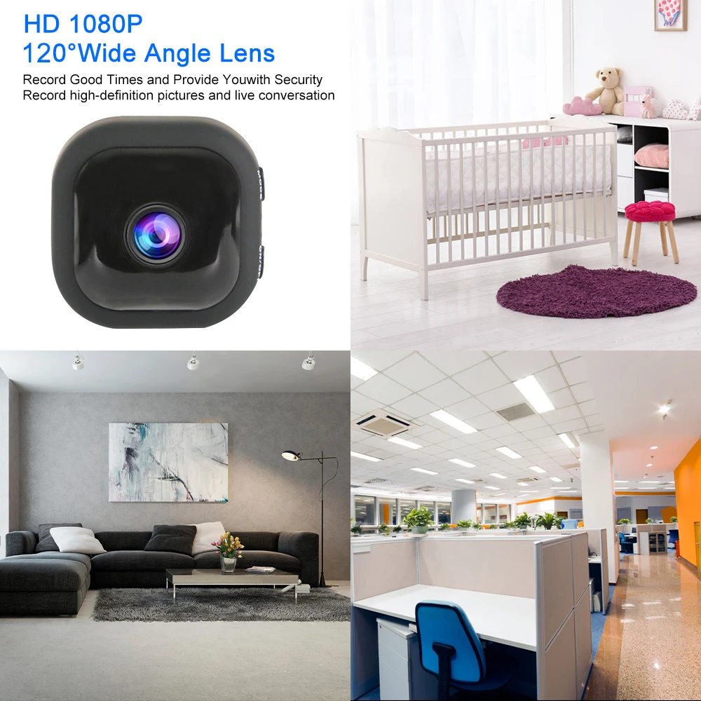 A10 MINI 1080P Motion Detect Security Camera Smart Home Wireless CCTV Baby Pet Monitor Indoor Night Vision IP Surveillance Cam