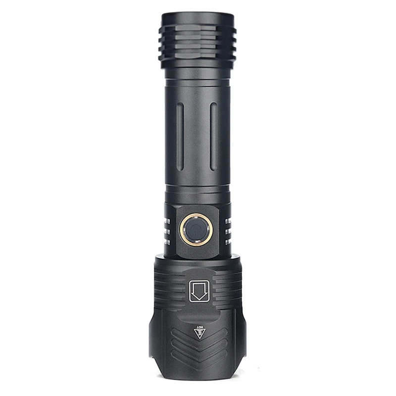 XHP90 9-Core LED Flashlight Zoom USB Rechargeable XHP90 Torch IPX4 Waterproof Flash Lamp 18650 26650 Handheld Light