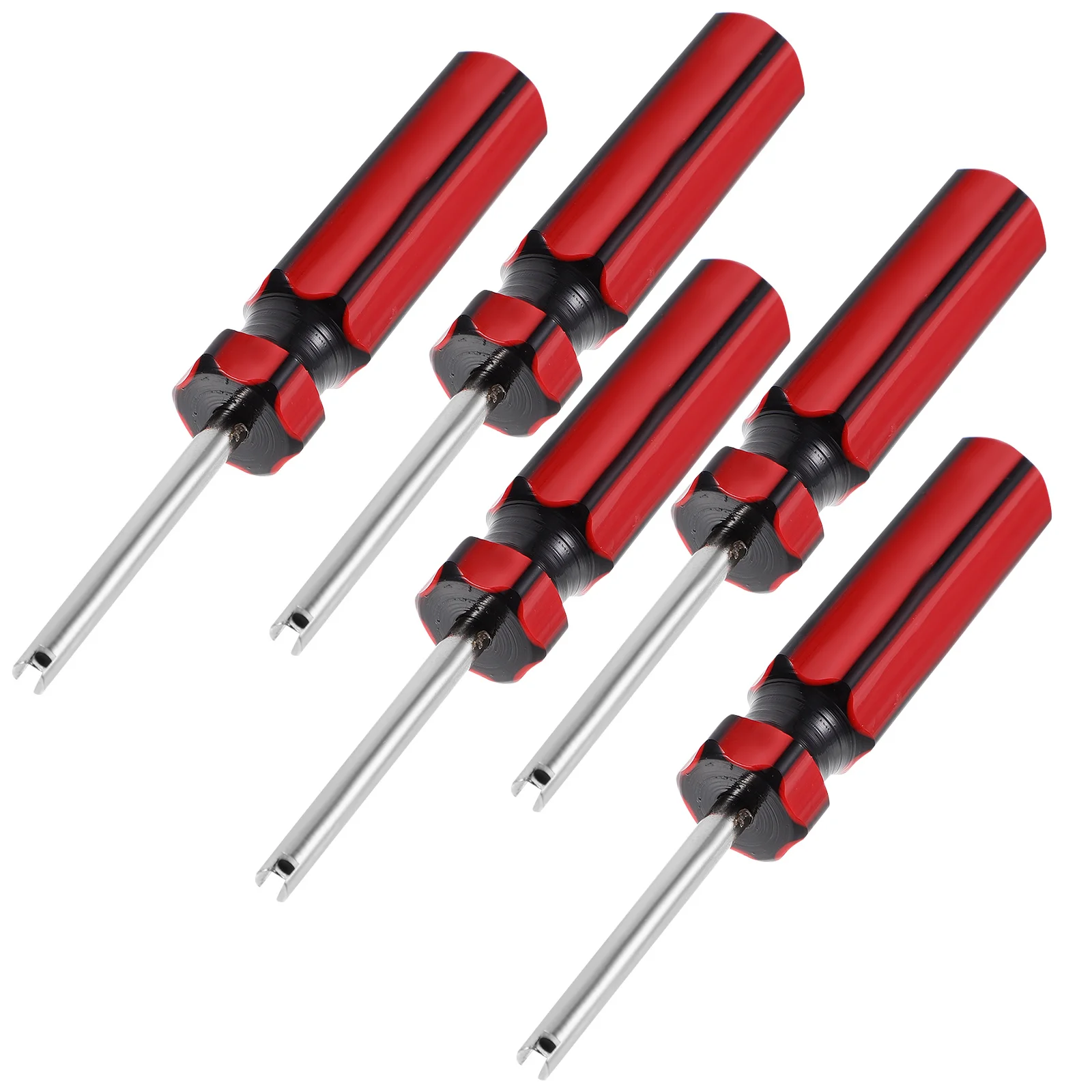

5Pcs Valve Core Removal Tool Set Ergonomic Handle Car Bike Tire Repair Installation Tool Valve Core Remover Auto Body Tools